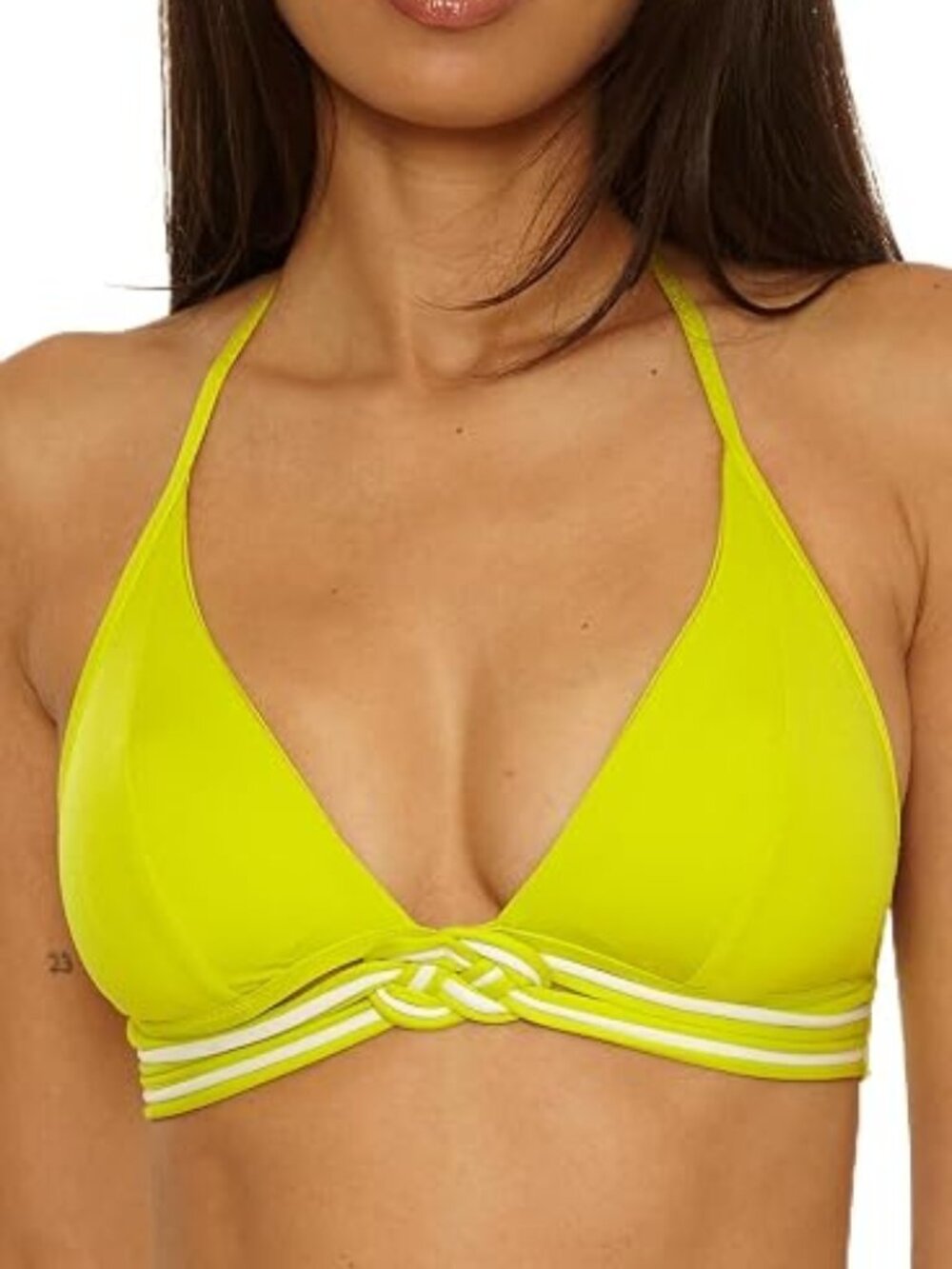 TRINA TURK TRIUMPH MICRO RIB TRIANGLE TOP IN SIZES 6 & 8